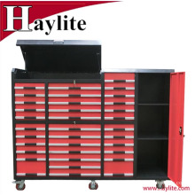 Qingdao powder coated metal heavy duty tool trolley cabinet with tools